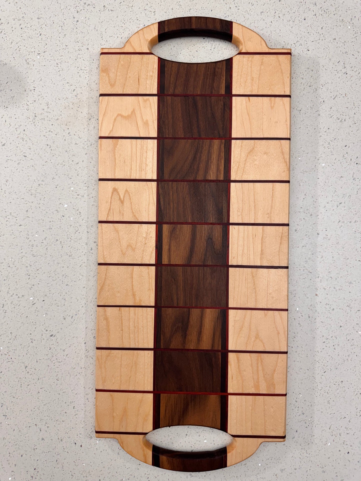 The "Super Black Walnut Grid" Cutting Board