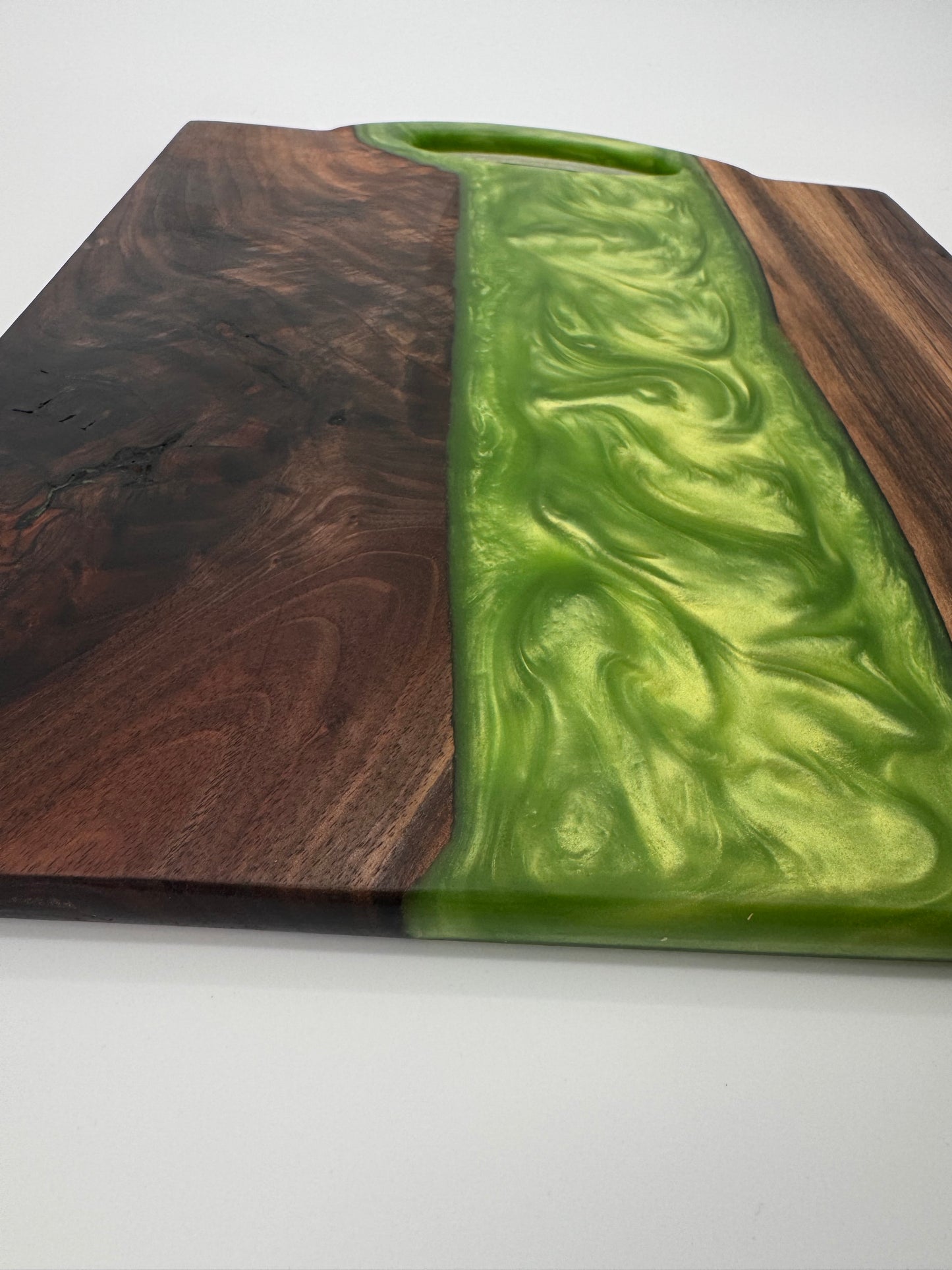 The "Sweet Green Jolly Rancher” 15inch Charcuterie Serving Board
