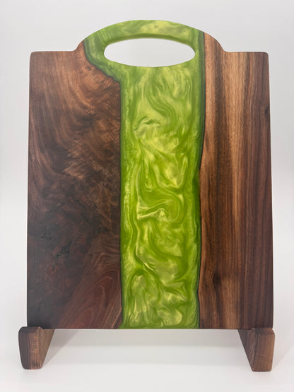 The "Sweet Green Jolly Rancher” 15inch Charcuterie Serving Board