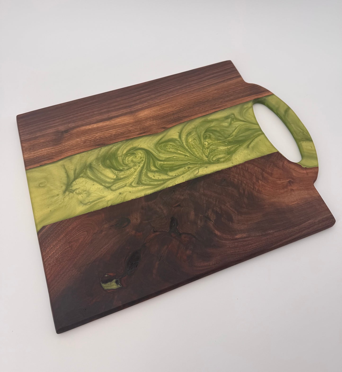 The "Sweet Green Jolly Rancher” 15inch Charcuterie Serving Board