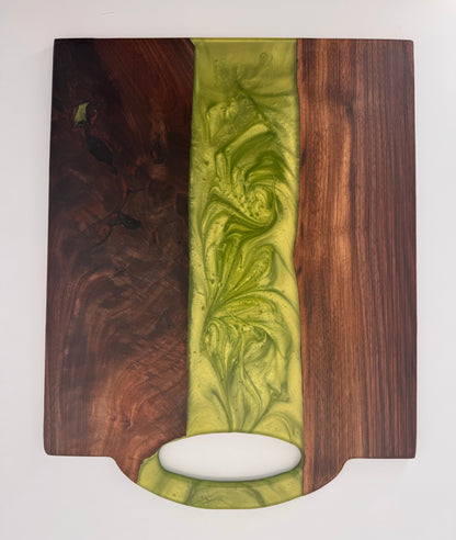 The "Sweet Green Jolly Rancher” 15inch Charcuterie Serving Board