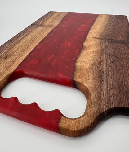 The "Red Liquid Jolly Rancher” 14inch Charcuterie Serving Board