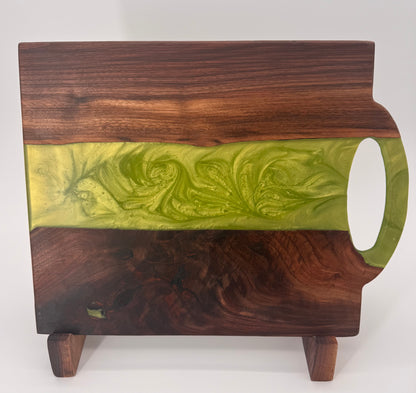 The "Sweet Green Jolly Rancher” 15inch Charcuterie Serving Board