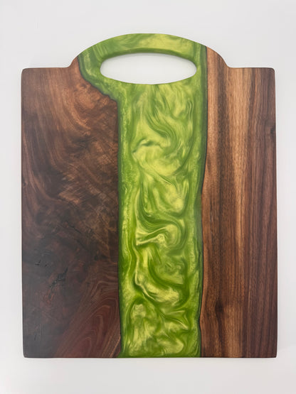 The "Sweet Green Jolly Rancher” 15inch Charcuterie Serving Board