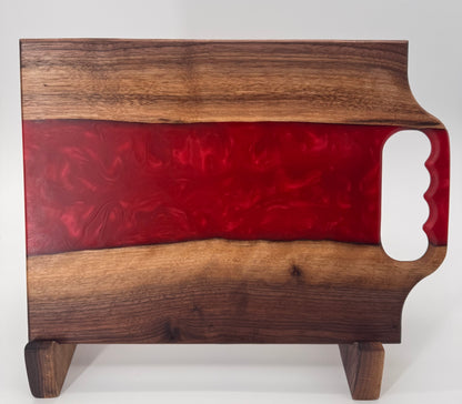 The "Red Liquid Jolly Rancher” 14inch Charcuterie Serving Board