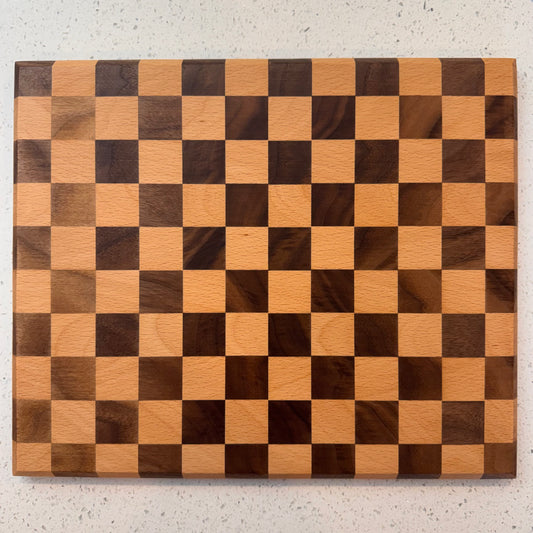 The "Black and White Cookie" Cutting Board