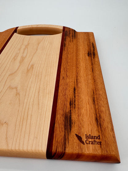 The "Tiger got your tail" 12inch Cutting Board
