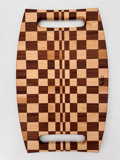 The "Racing Flag double grip" Cutting Board