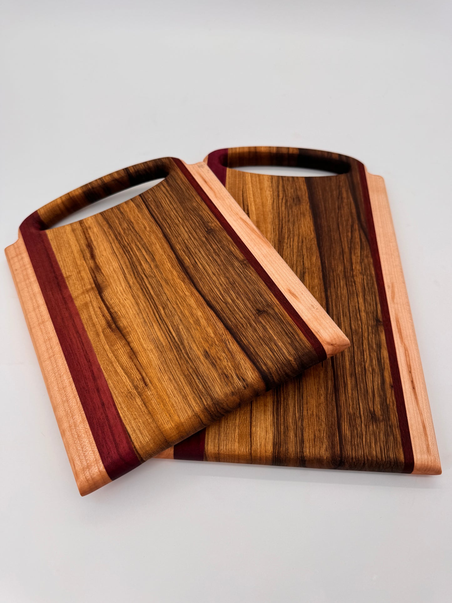 The "African Black Limba" 12inch Cutting Boards (Set)
