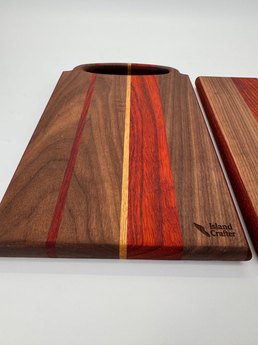 The "Epic Red Paduk" 11inch Cutting Boards (Set)