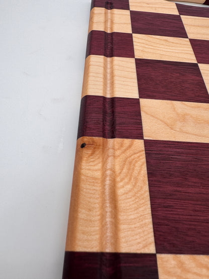 The "Big Purple Checker" Cutting Boards 14inch (Set) with Juice groove