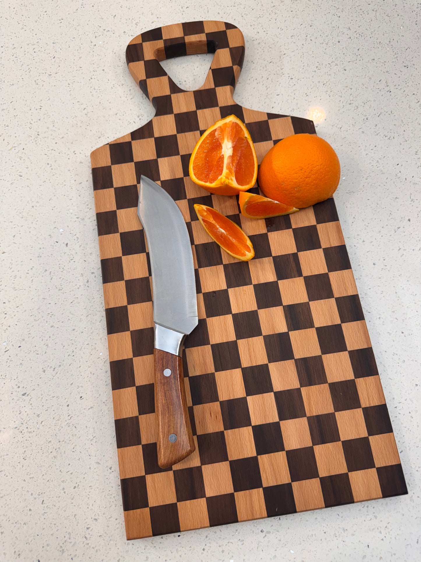 The "Checker" Cutting Board