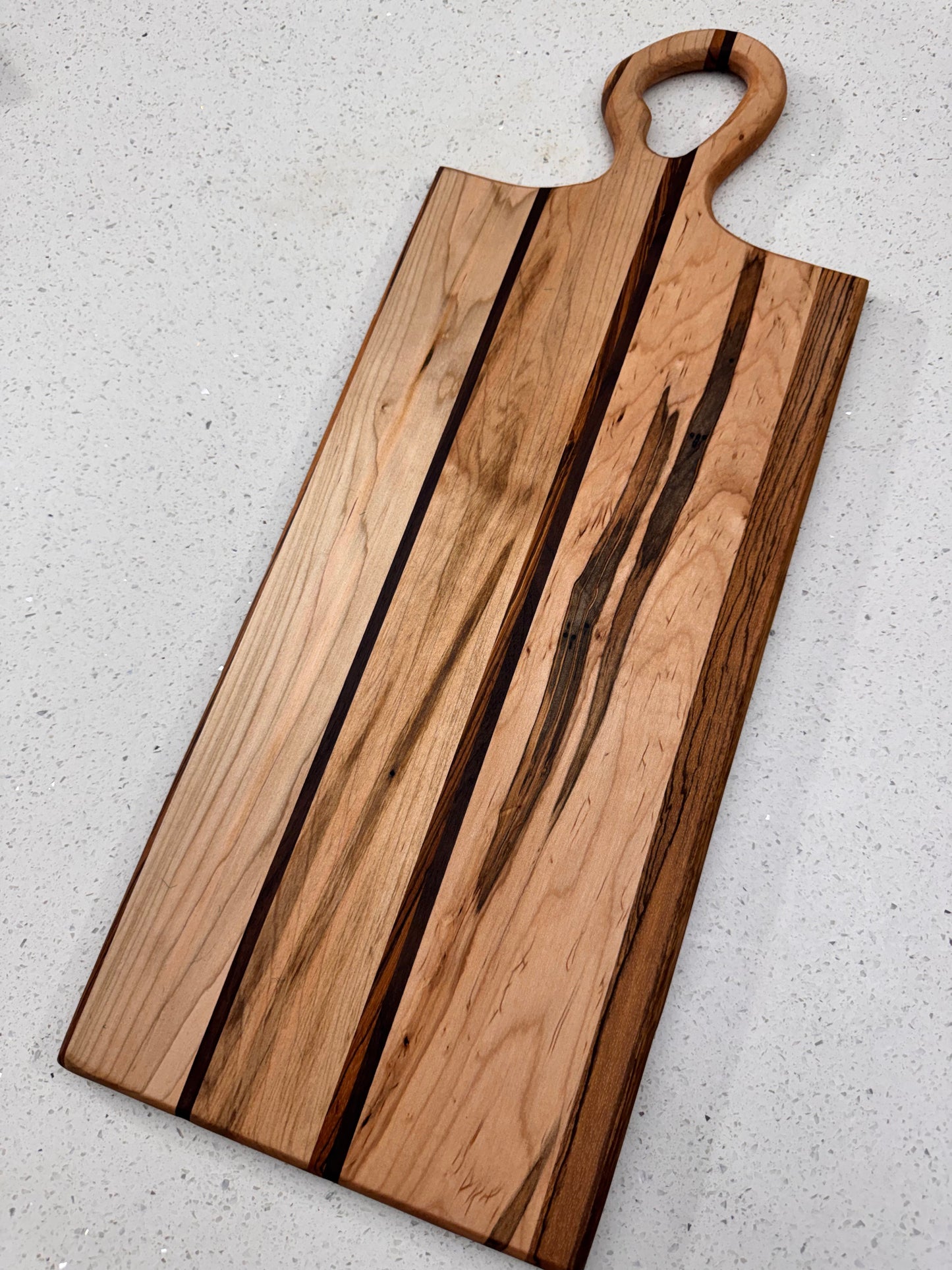 The "Ambrosia Maple Purple Heart2" Cutting Board