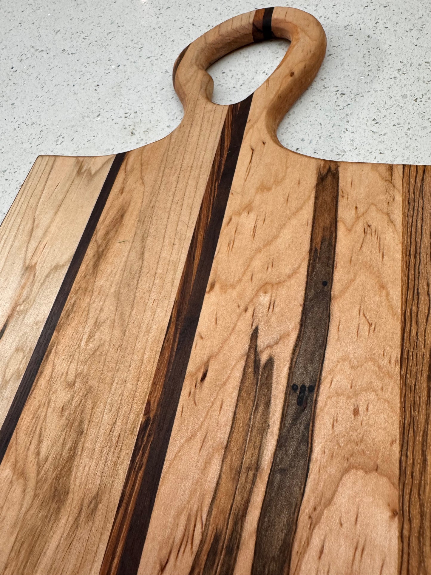 The "Ambrosia Maple Purple Heart2" Cutting Board