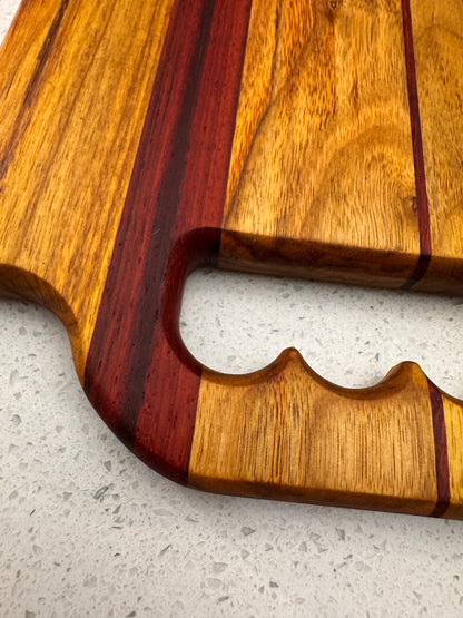 The "Classic old School Handle Grip" Cutting Board