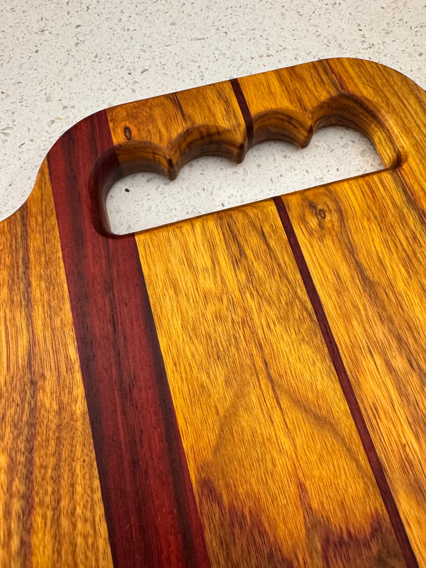 The "Classic old School Handle Grip" Cutting Board