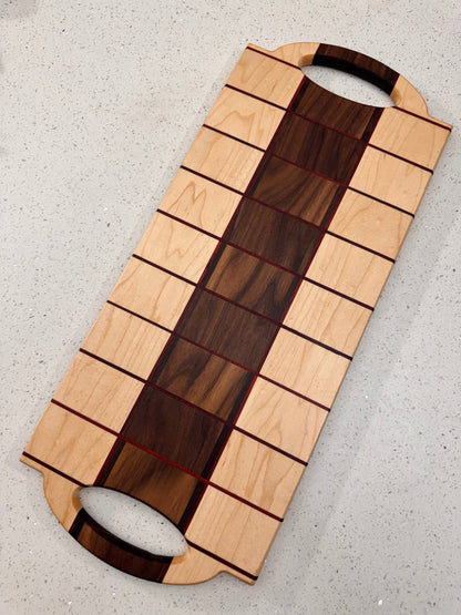 The "Super Black Walnut Grid" Cutting Board