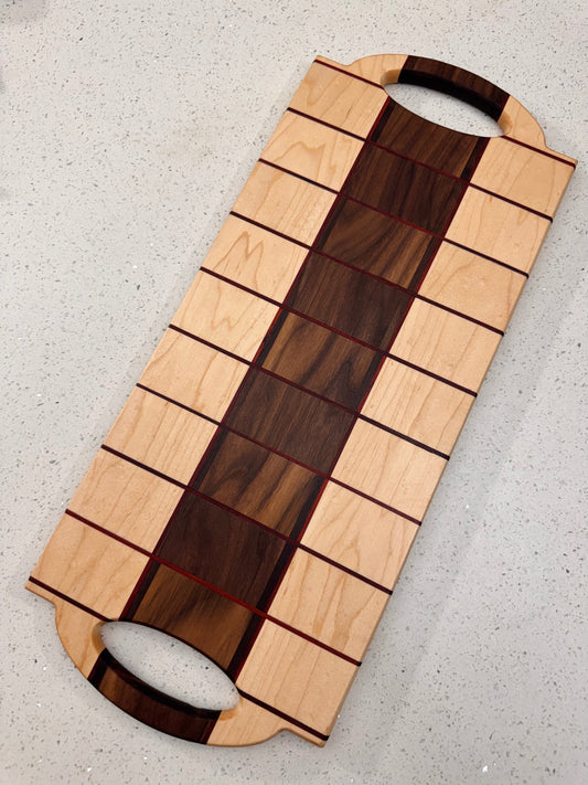 The "Super Black Walnut Grid" Cutting Board