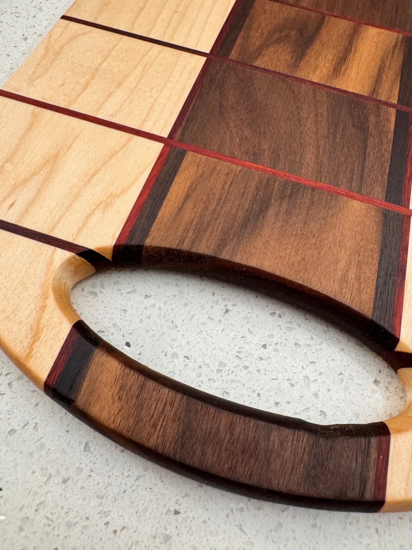 The "Super Black Walnut Grid" Cutting Board