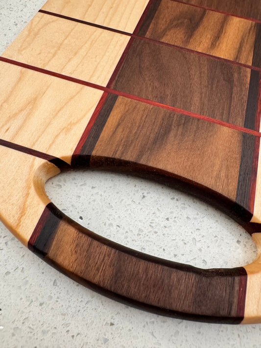 The "Super Black Walnut Grid" Cutting Board