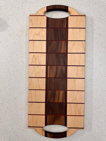 The "Super Black Walnut Grid" Cutting Board