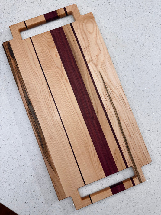 The "Double Handle Big Boy" Cutting Board