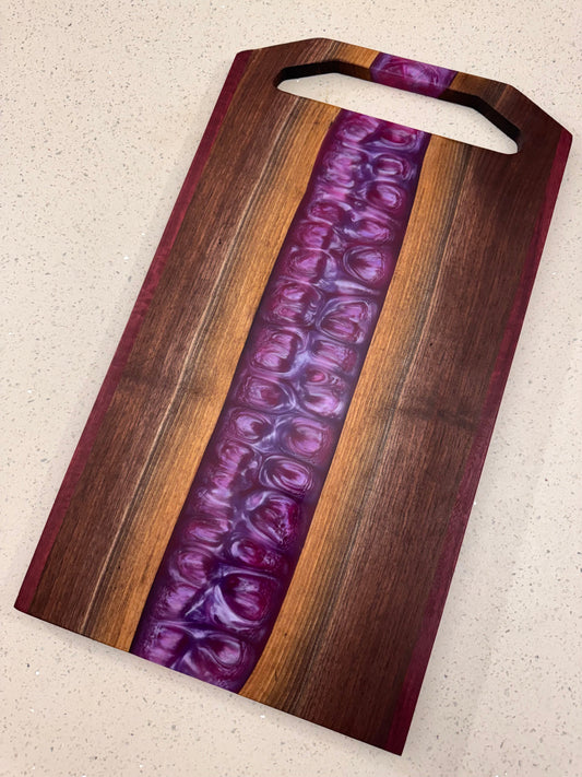 The "Purple River of Ecstasy" Serving Board