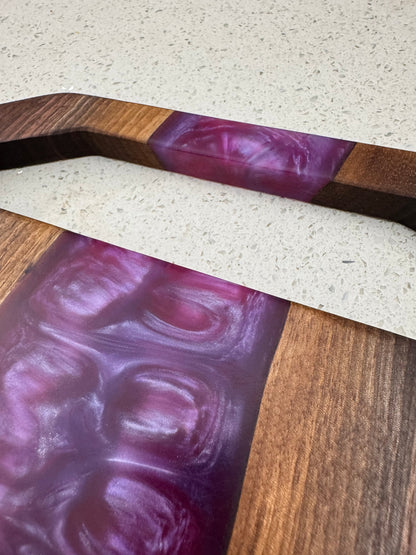 The "Purple River of Ecstasy" Serving Board