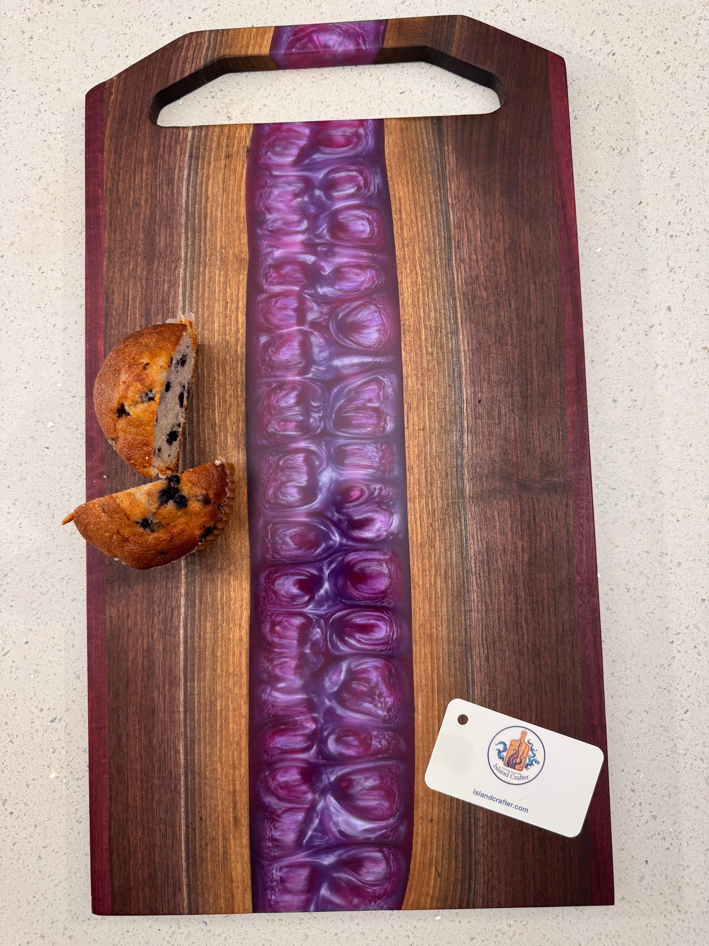 The "Purple River of Ecstasy" Serving Board