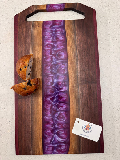 The "Purple River of Ecstasy" Serving Board