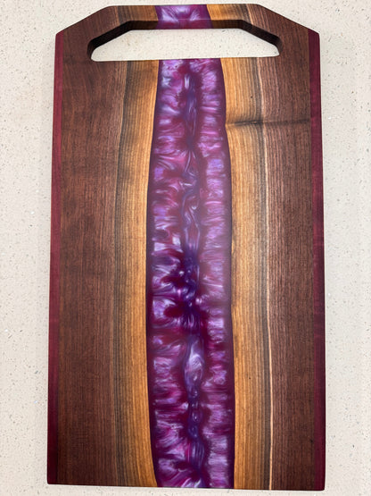 The "Purple River of Ecstasy" Serving Board
