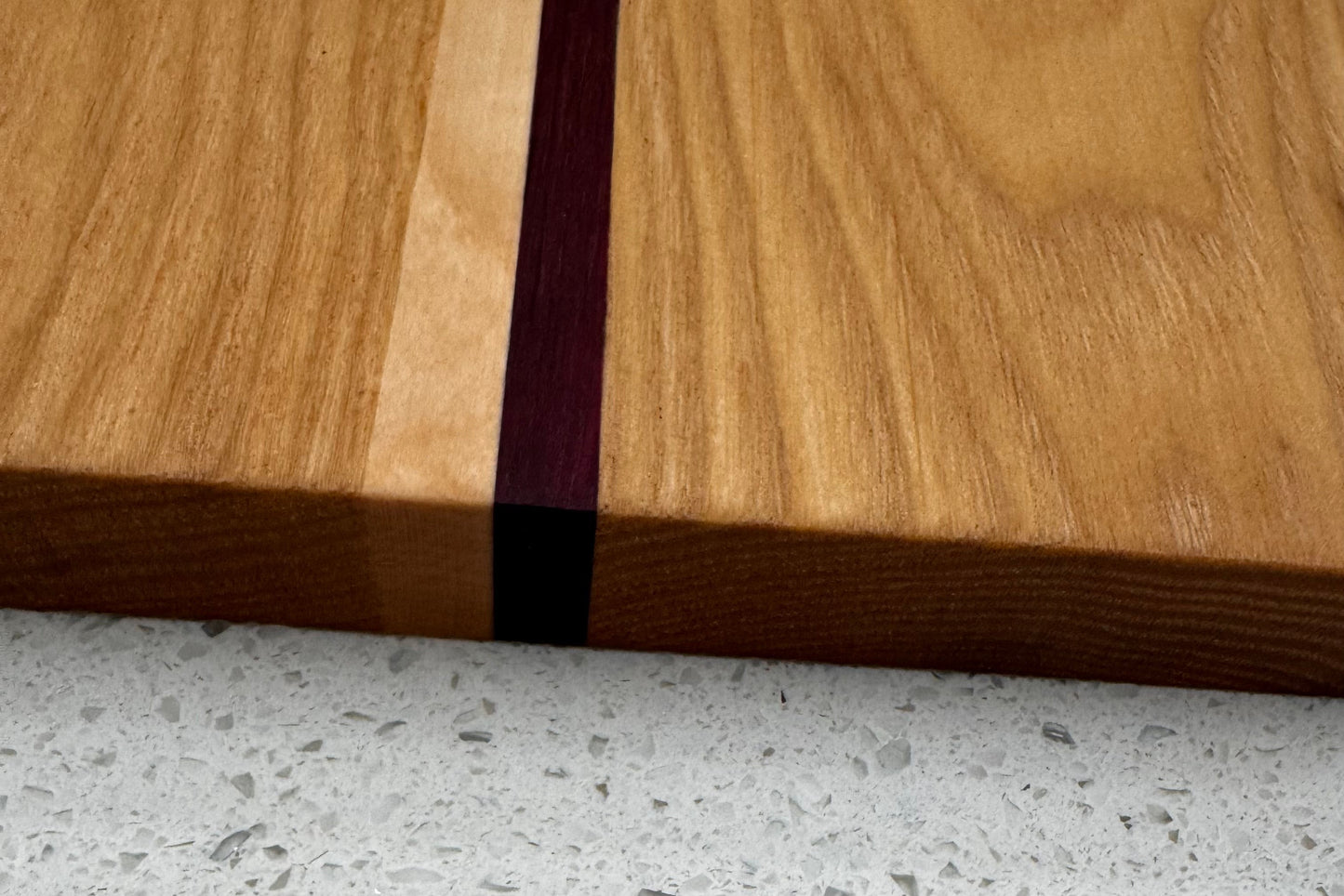 The "Funky Handle Stripe" Cutting Board