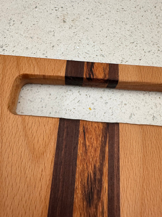The "Screams cut bread on me please" Cutting Board