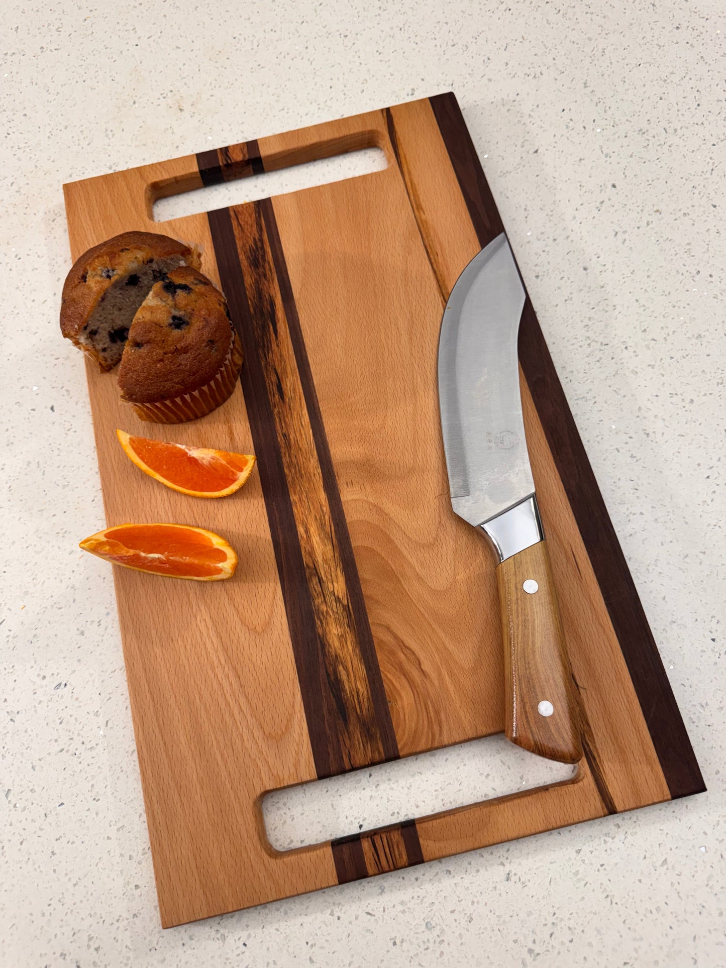 The "Screams cut bread on me please" Cutting Board